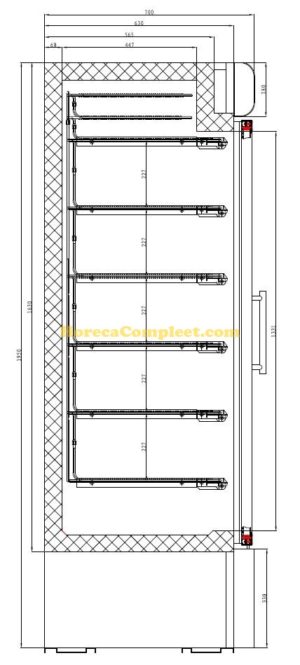 COMBISTEEL VRIESKAST 2 GLASDEUREN (7450.0167)