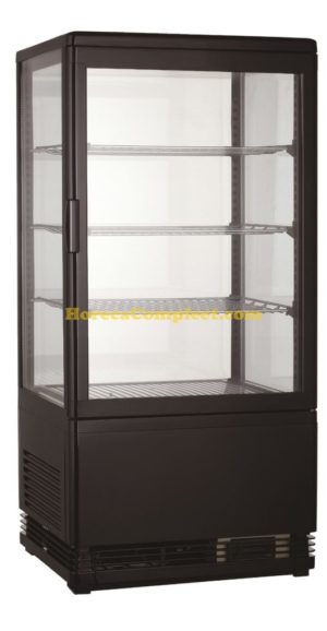 COMBISTEEL KOELVITRINE 78L ZWART (7487.0175)