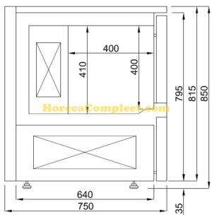 COMBISTEEL BLASTCHILLER 5x 1/1GN (7489.5205)