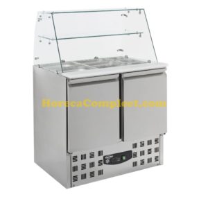 COMBISTEEL GEKOELDE SALADETTE GLASOPSTAND 2 DRS (7950.0400)