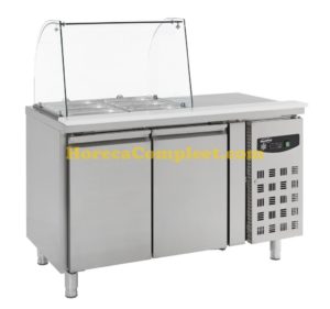COMBISTEEL KOELWERKBANK GLASOPSTAND 2 DEUREN (7950.0410)