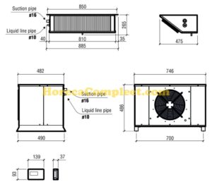 COMBISTEEL SPLIT UNIT VRIES 4.04-10.94 M3 (7480.0030)