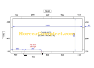 COMBISTEEL KOEL/VRIESCEL 3000X1500X2010 Pro Line (7489.0135)