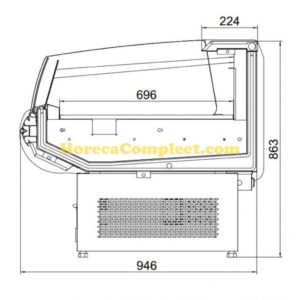COMBISTEEL KOELVITRINE 1875 (7455.2700)